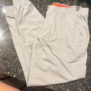 Men's REDVANLY Classic Light Gray Chinos